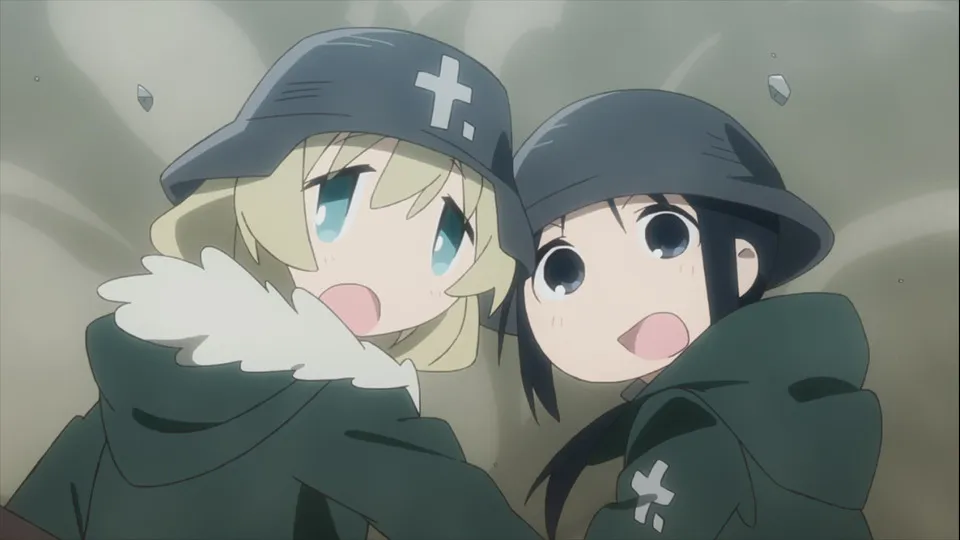 少女終末旅行 第3話 「遭遇」「都市」「街灯」